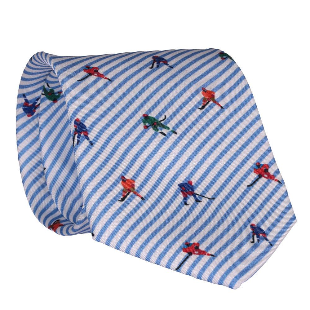 Sidenslips, hockey blå