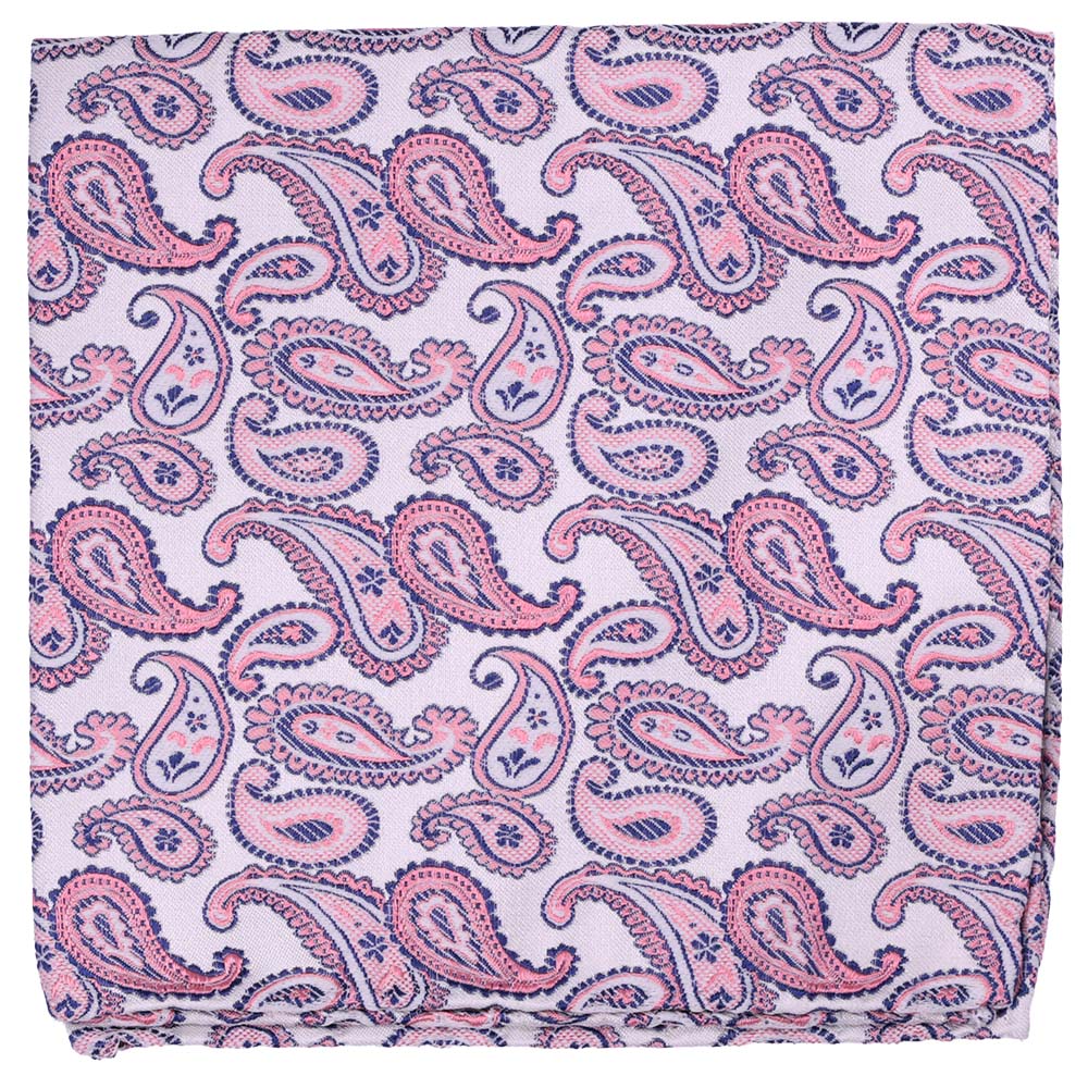 Sidennäsduk, mönstrad 039 rosa
