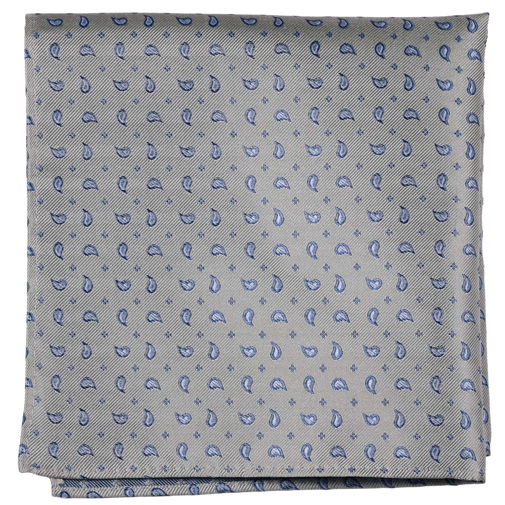 Sidennäsduk, mönstrad ljusgrön