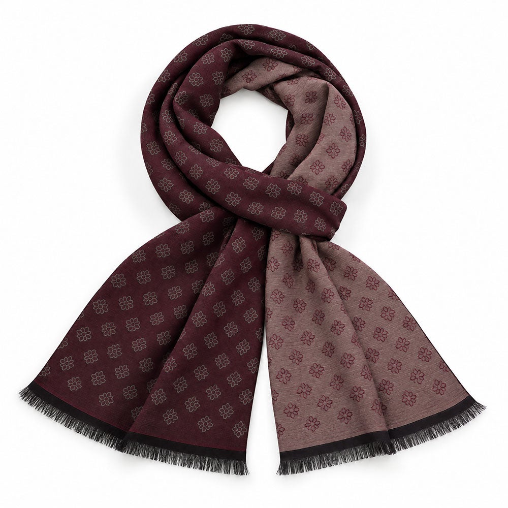 Scarf 93776, vinröd