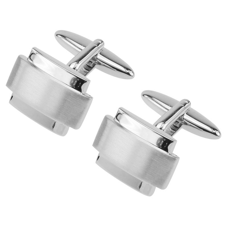 Manschettknapp Borgholm silver