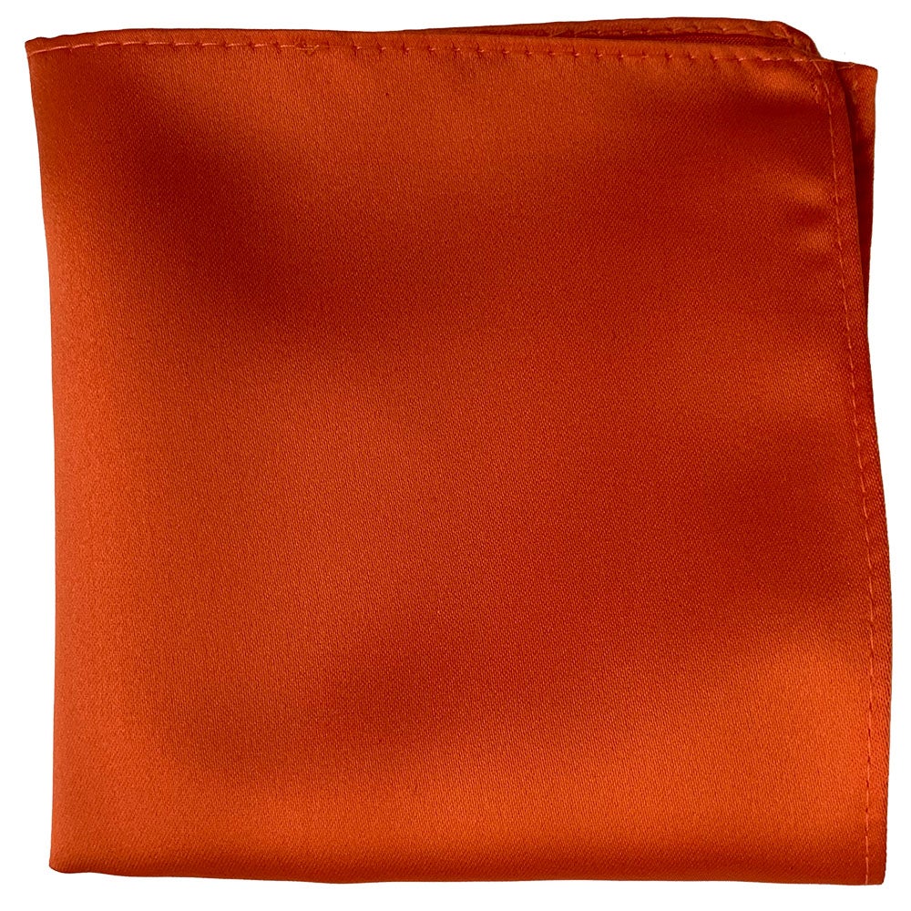 Sidennäsduk, slät orange