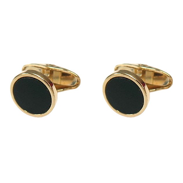 Bröstknapp Boden guld/onyx