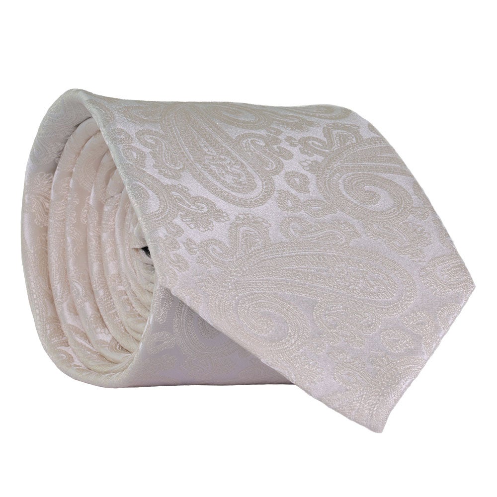 Sidenslips, mönstrad 4543 benvit