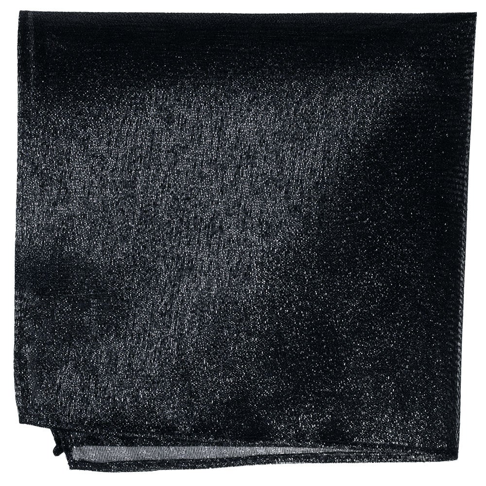 Ficknäsduk glitter svart