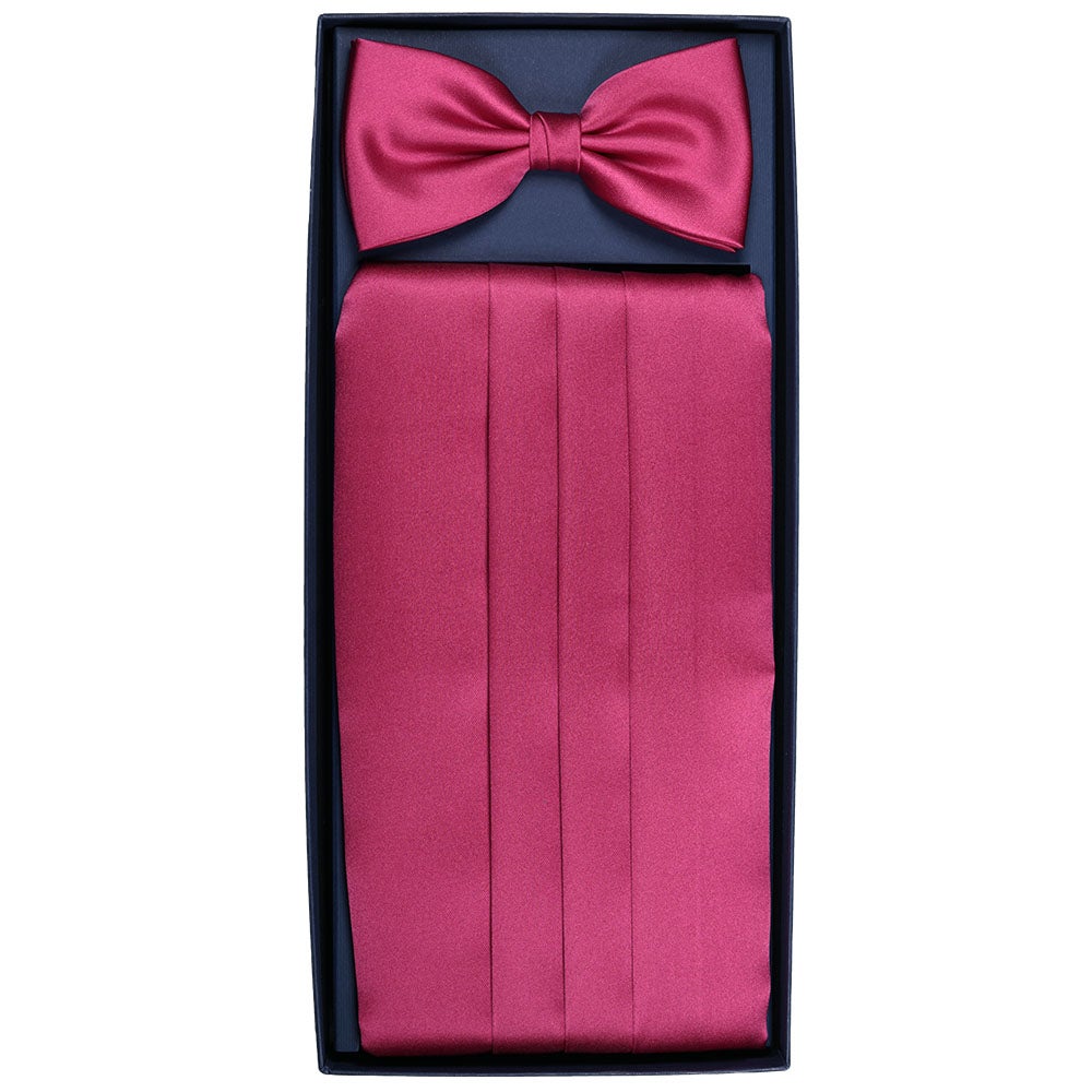 Cummerbund set cerise 114
