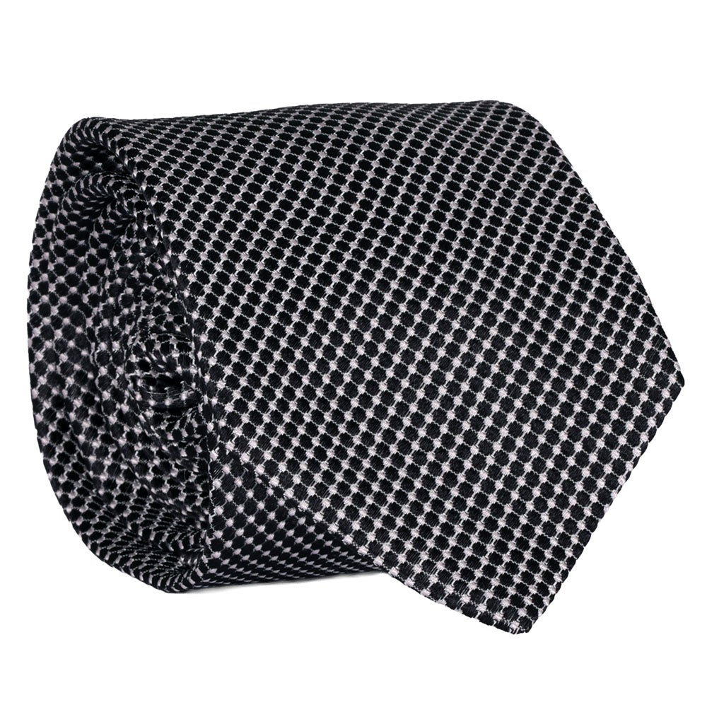 Sidenslips, mönstrad 034 svart