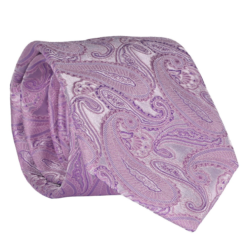 Slips siden mönster 021 ljuslila