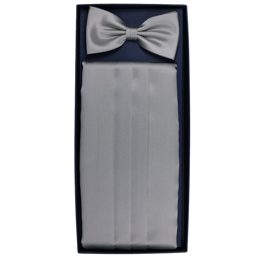 Cummerbund set silvergrå 129