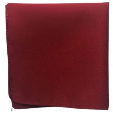 Ficknäsduk, enfärgad mörkröd