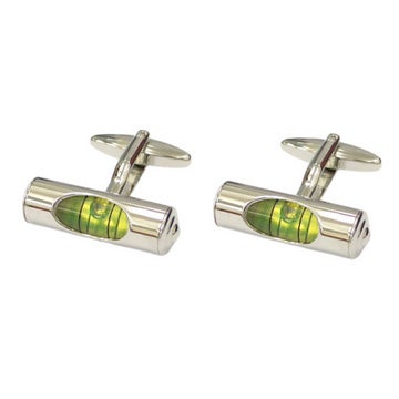 Manschettknapp Vattenpass silver