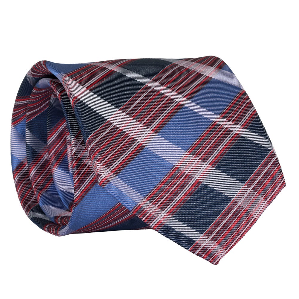 Slips mönstrad, röd