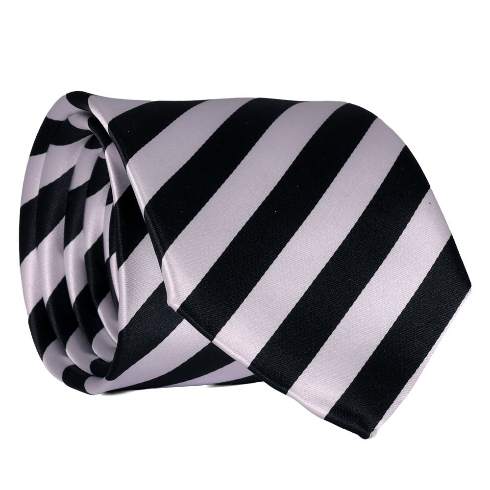 Slips mönstrad, svart