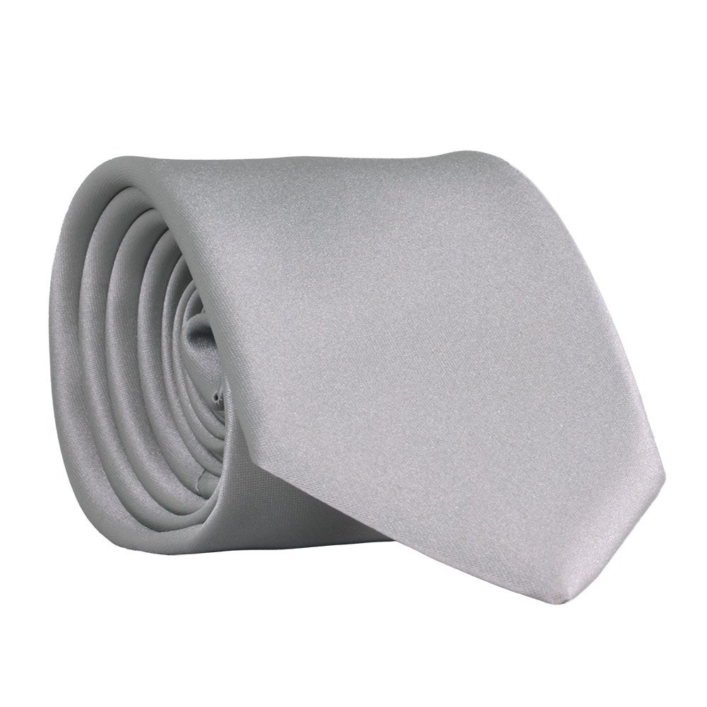 Slips, enfärgad silvergrå