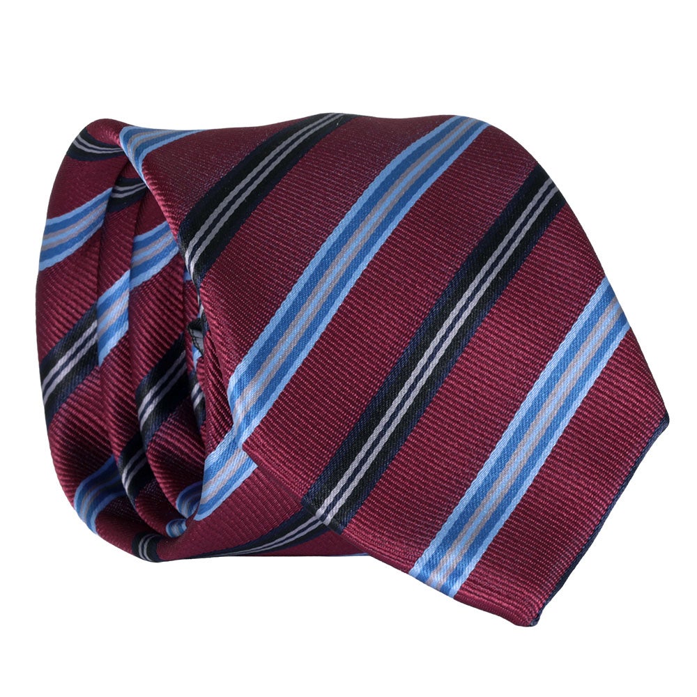 Slips mönstrad, röd