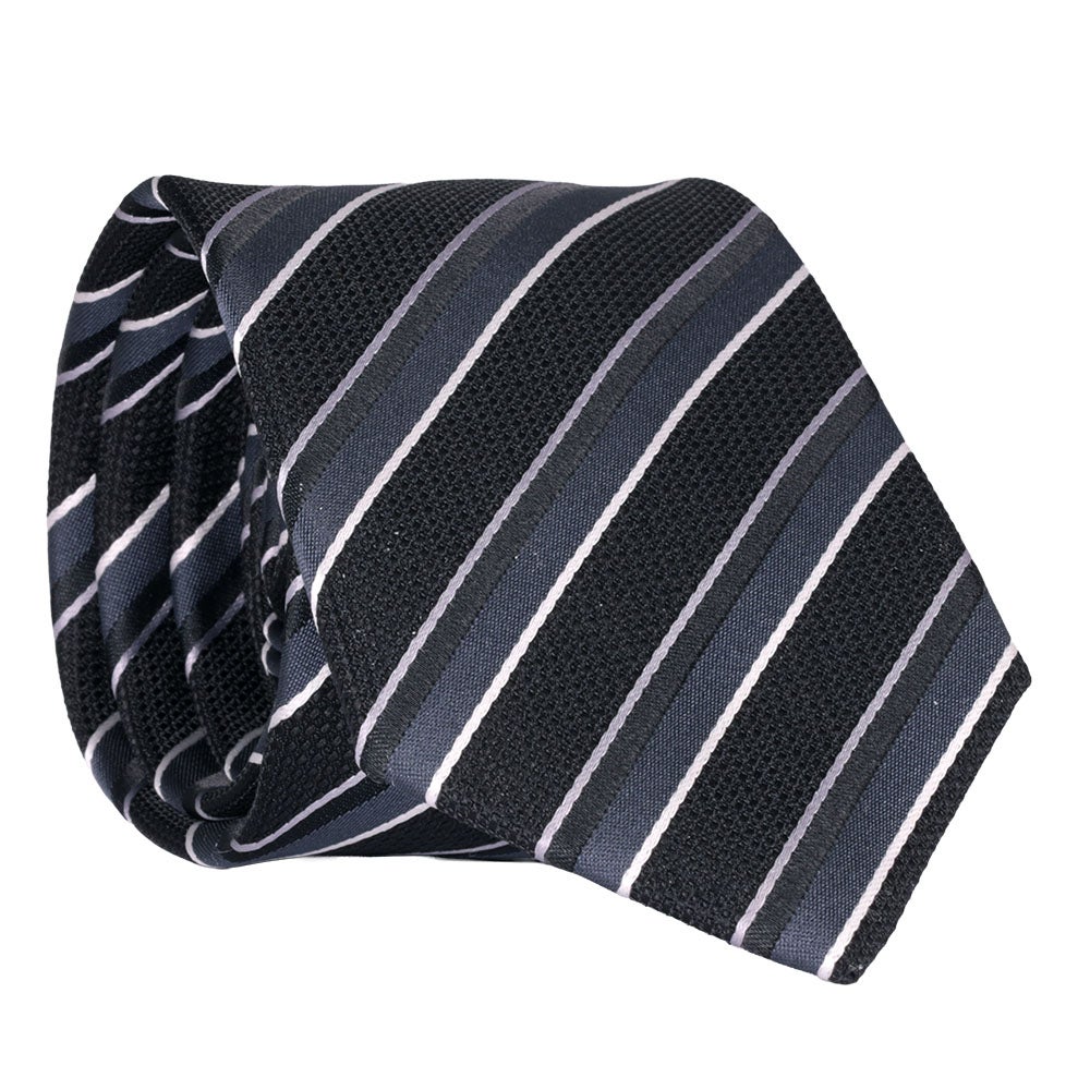 Slips mönstrad, svart