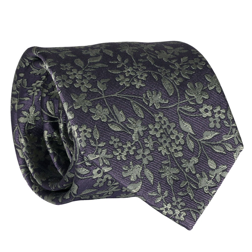 Sidenslips, mönstrad 037 grön