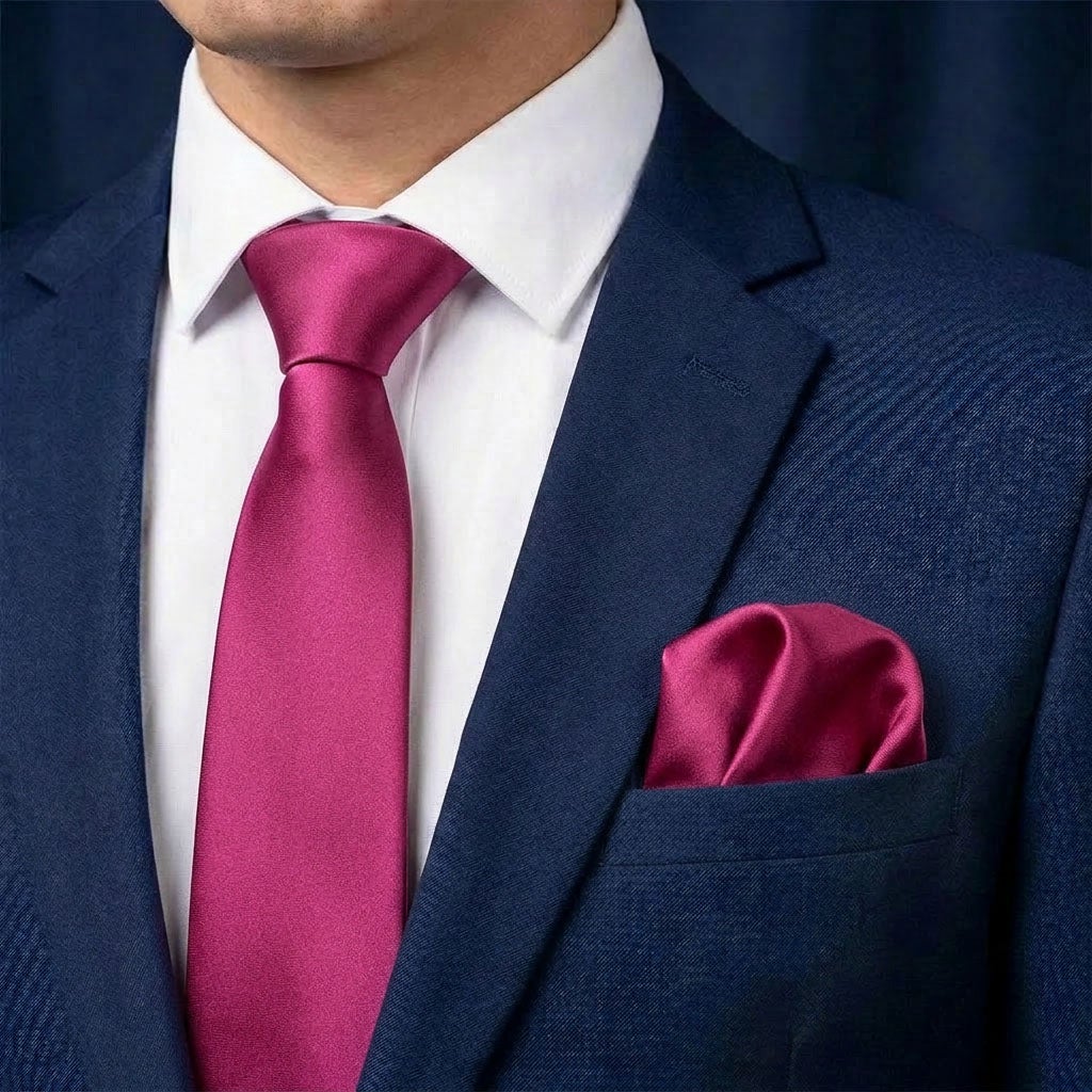 Slips och näsduk, cerise