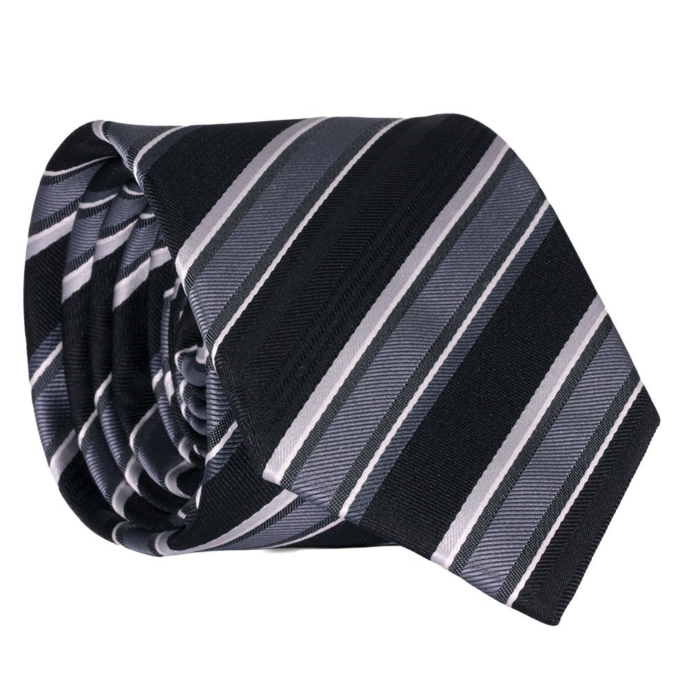 Slips mönstrad, svart