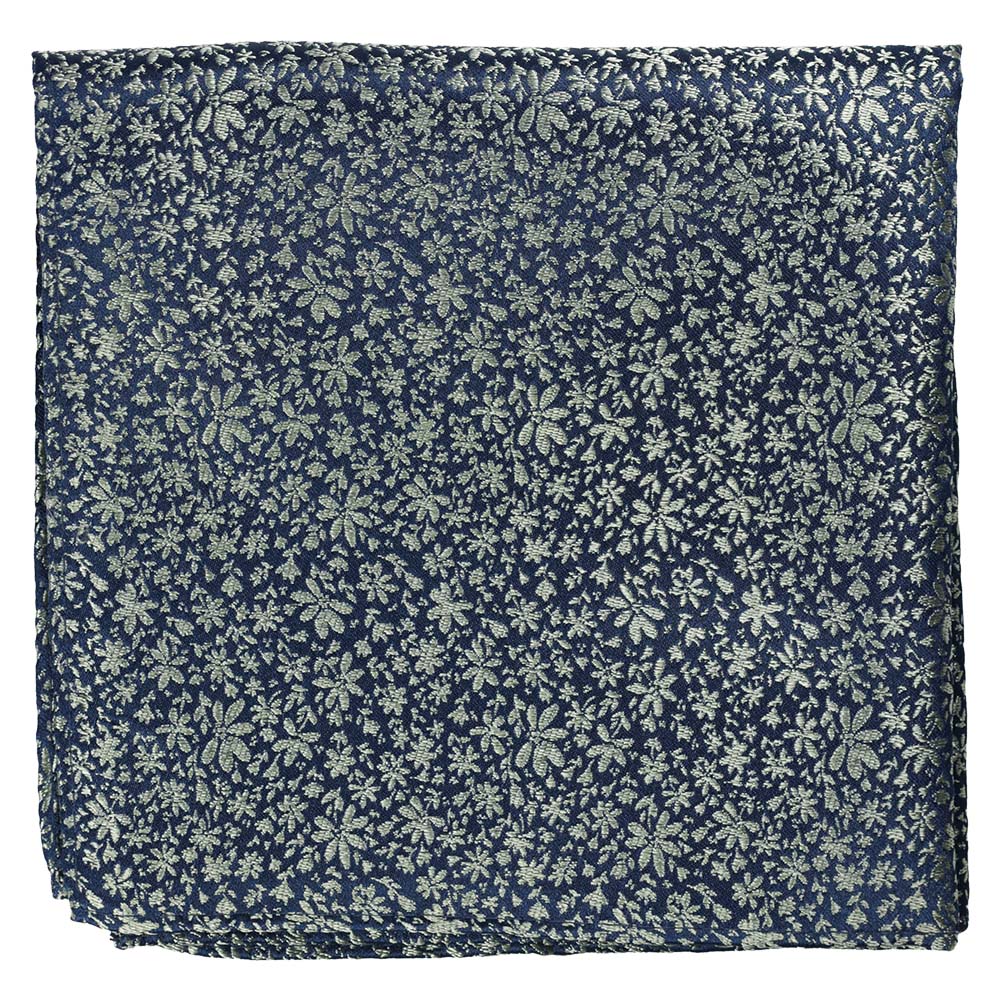 Sidennäsduk, mönstrad grön