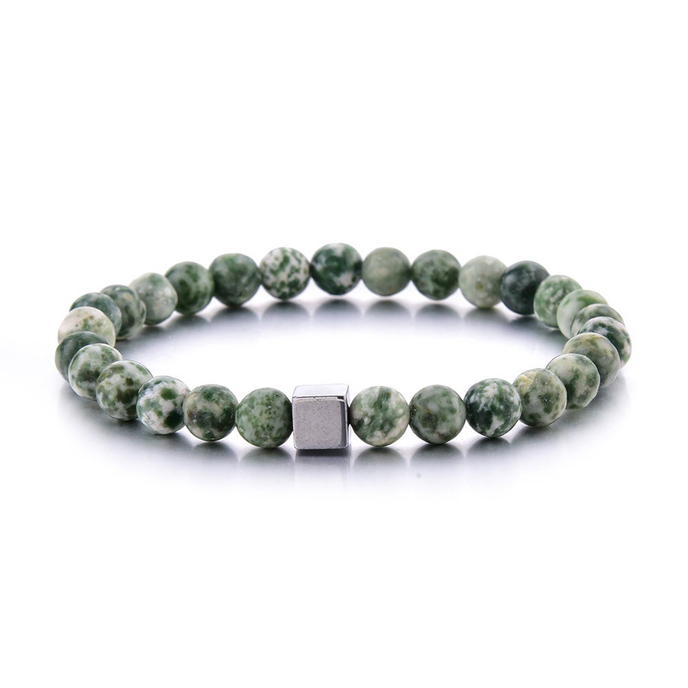 Armband stenar ljusgrön