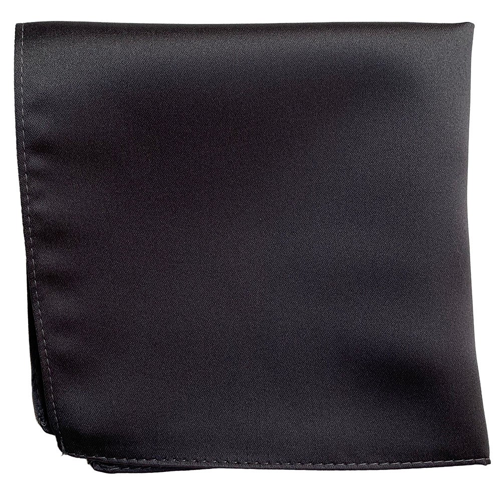 Sidennäsduk, slät svart