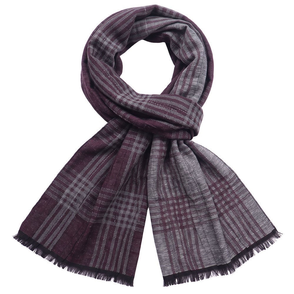 Scarf  00182, vinröd