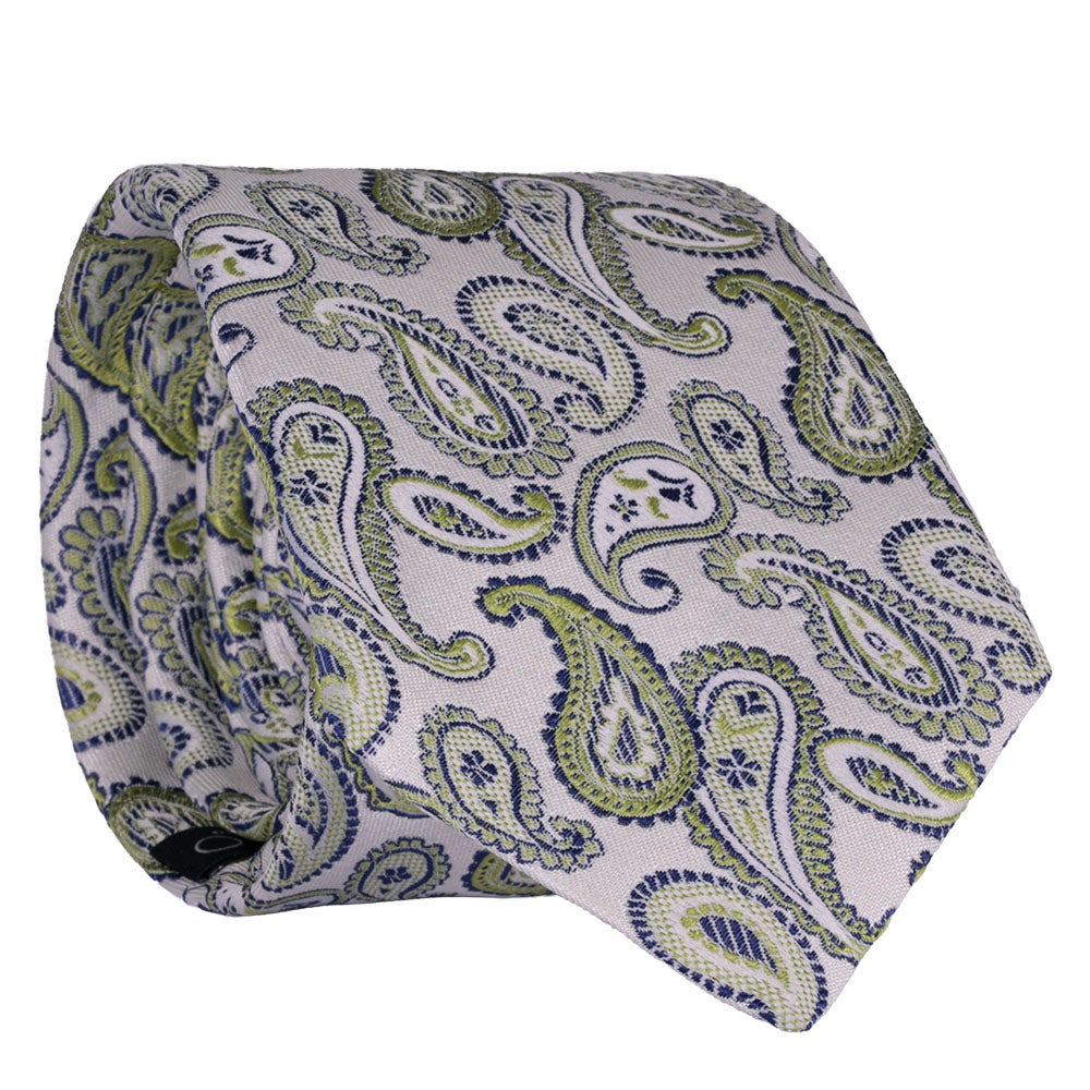 Slips siden mönster 039 grön