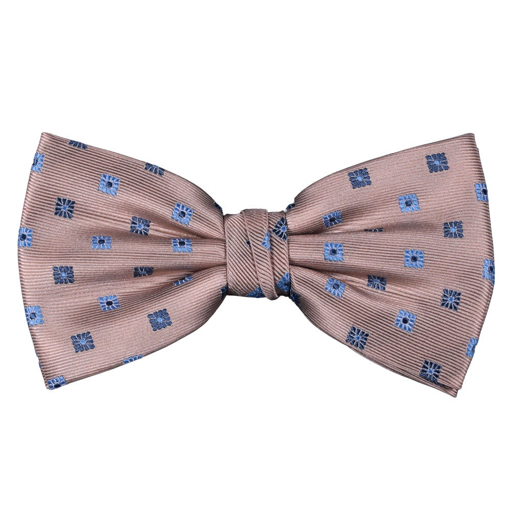 Sidenfluga, mönstrad beige