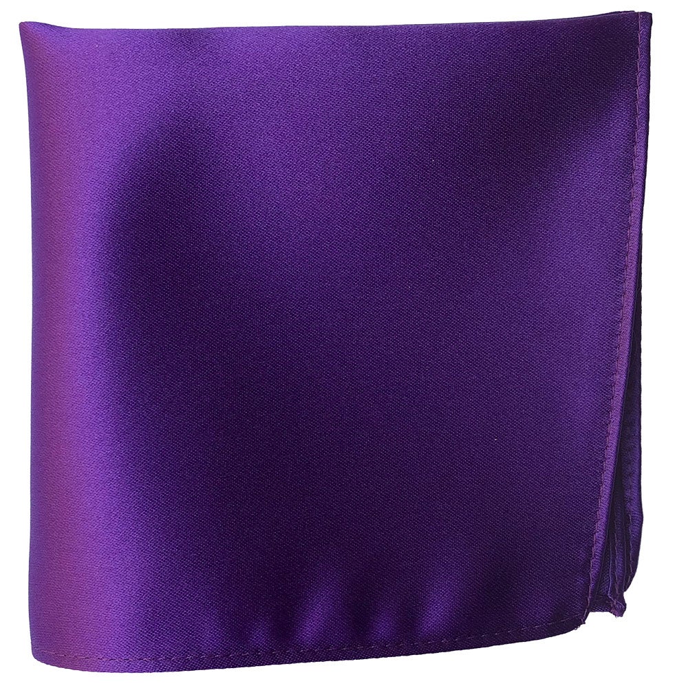 Sidennäsduk, slät mörklila