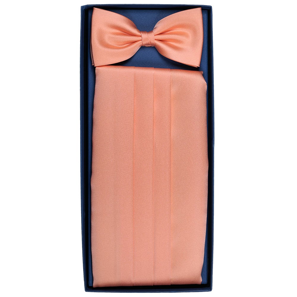 Cummerbund set aprikos 104