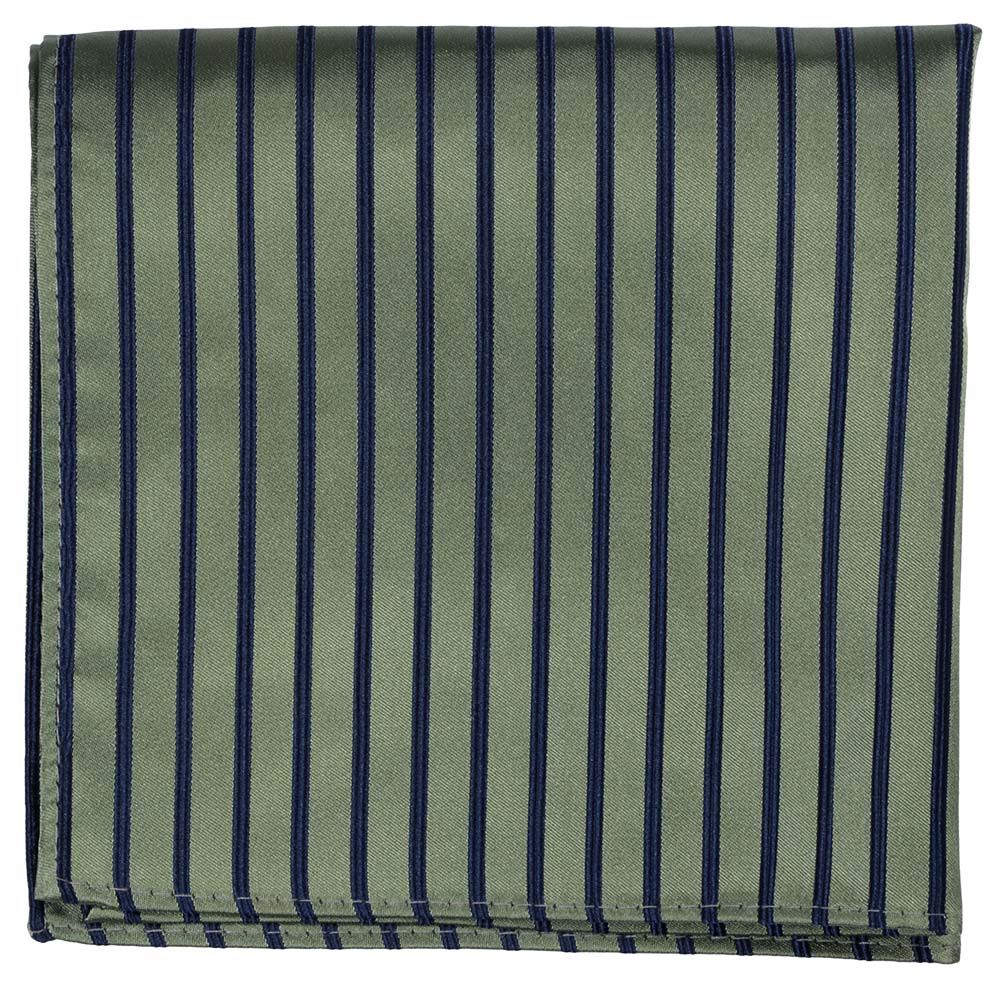 Sidennäsduk, mönstrad 036 grön