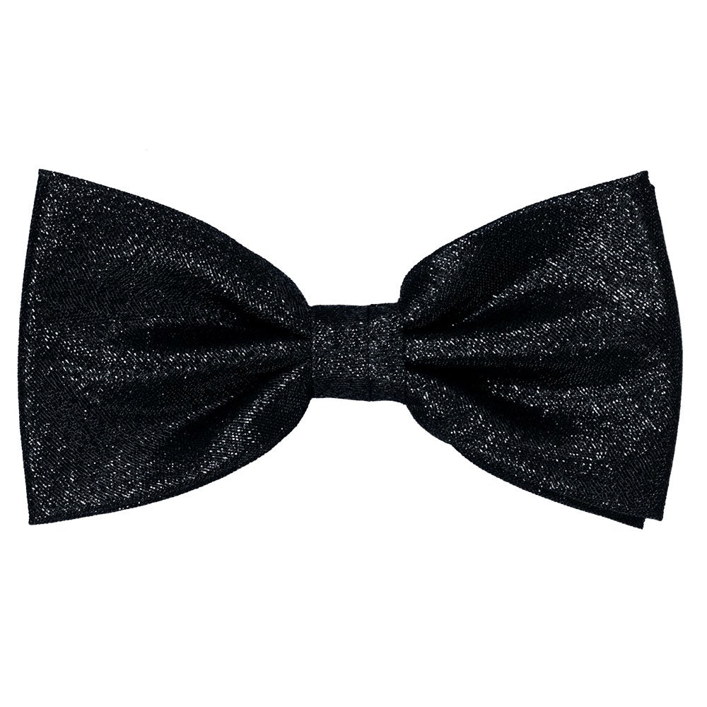 Fluga glitter svart