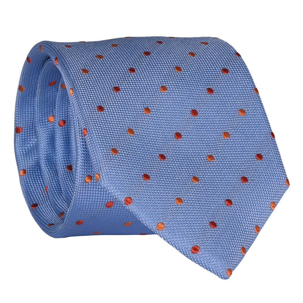 Slips siden mönster 025 ljusblå/persika