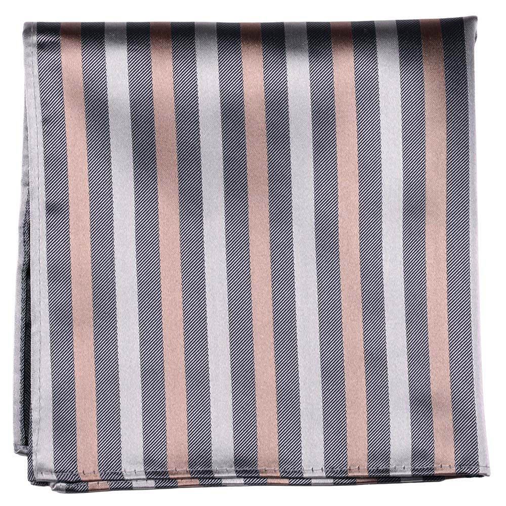 Sidennäsduk, mönstrad grå