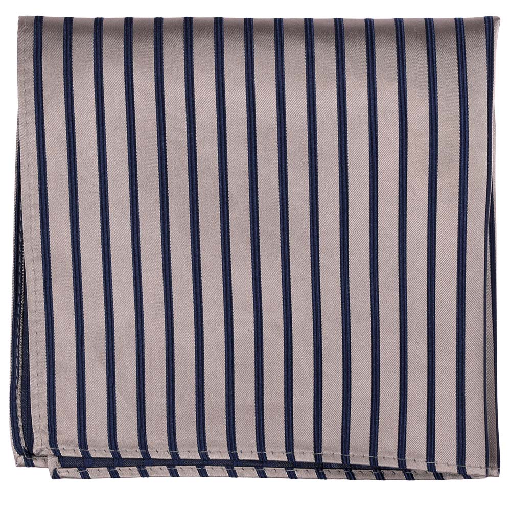 Sidennäsduk, mönstrad 036 grå