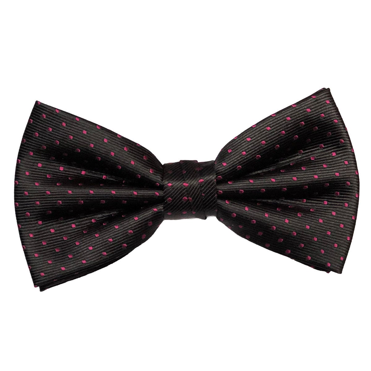 Sidenfluga, mönstrad 001 svart/röd