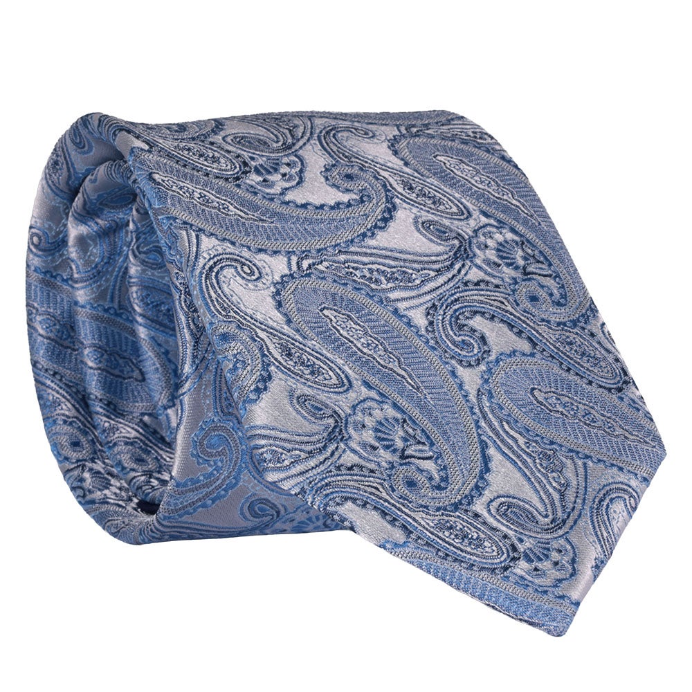 Slips siden mönster 021 ljusblå