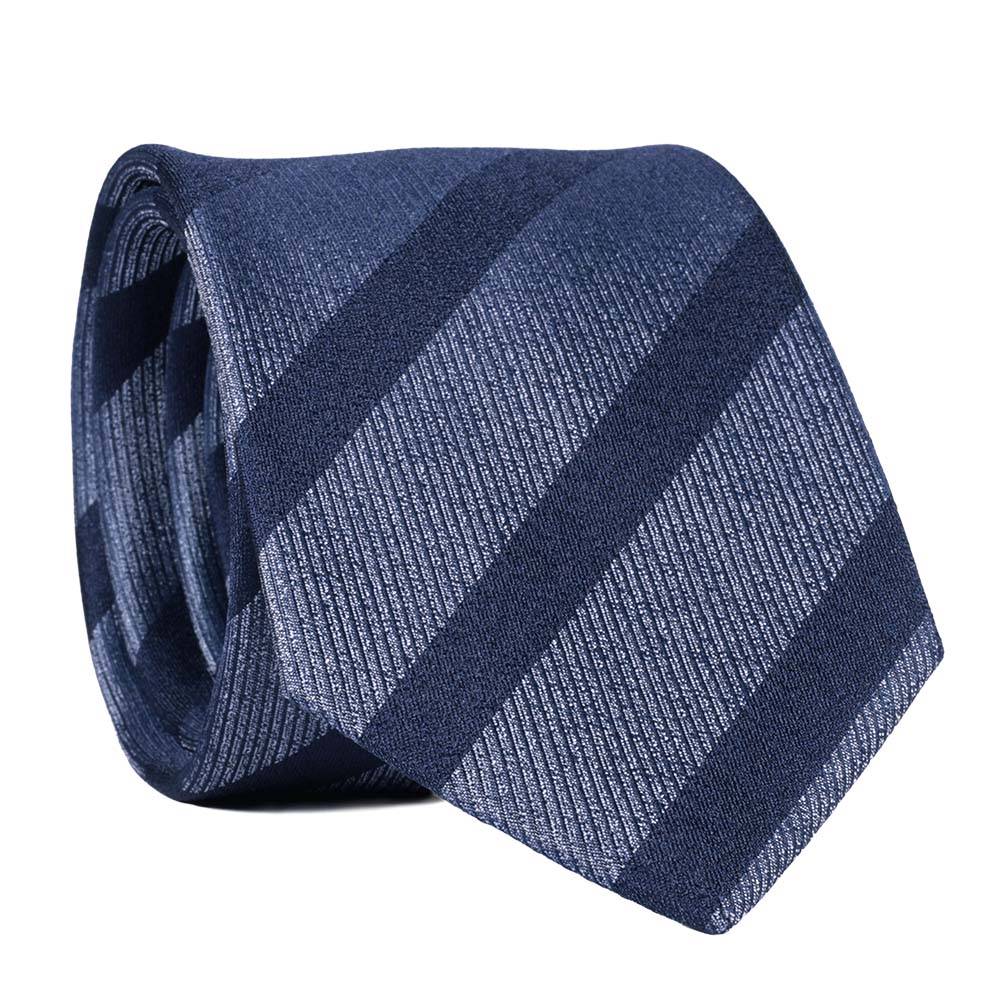 Sidenslips, mönstrad jeansblå