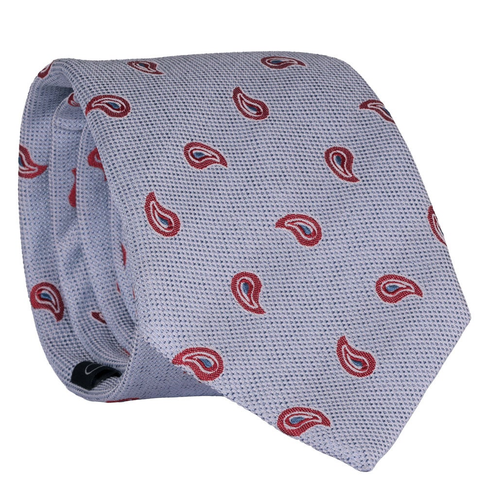 Slips siden mönster 015 blå