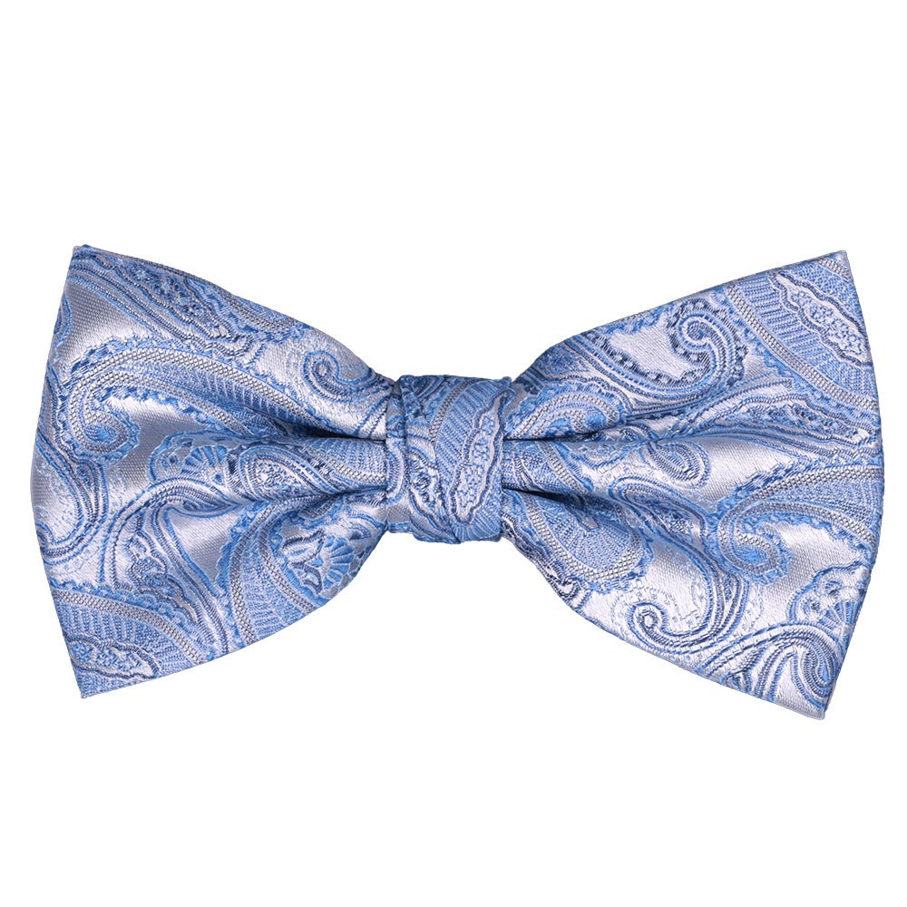 Sidenfluga, mönstrad 021 ljusblå