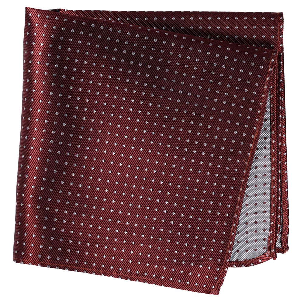 Sidennäsduk, mönstrad 001 brun