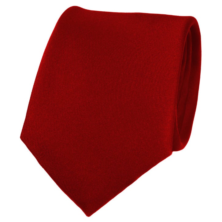 Sidenslips slät röd