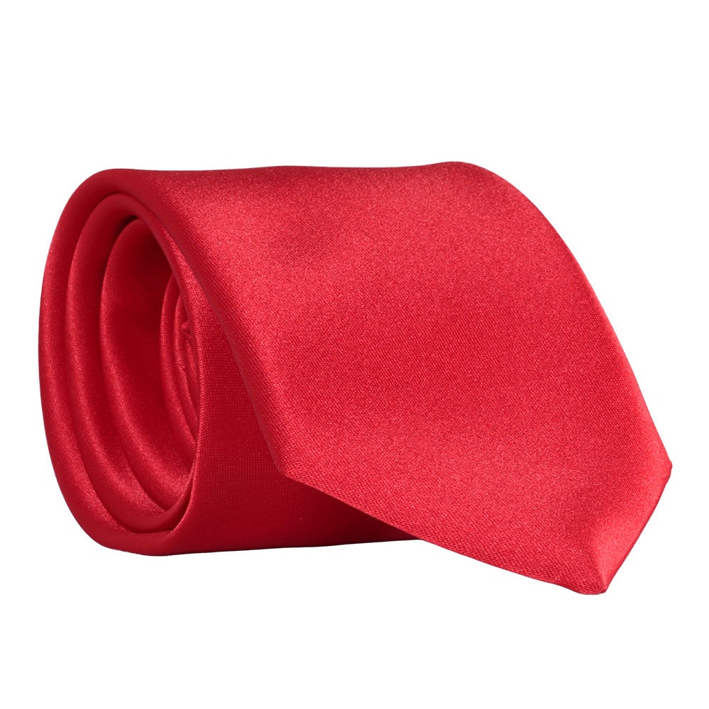 Slips, enfärgad röd