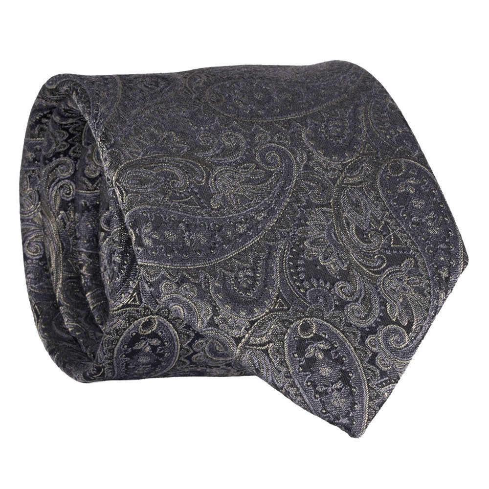 Sidenslips, mönstrad 023 svart