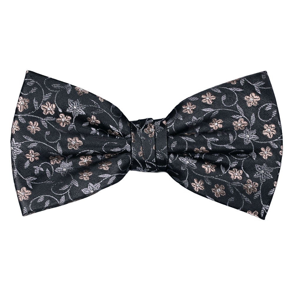 Sidenfluga, mönstrad svart