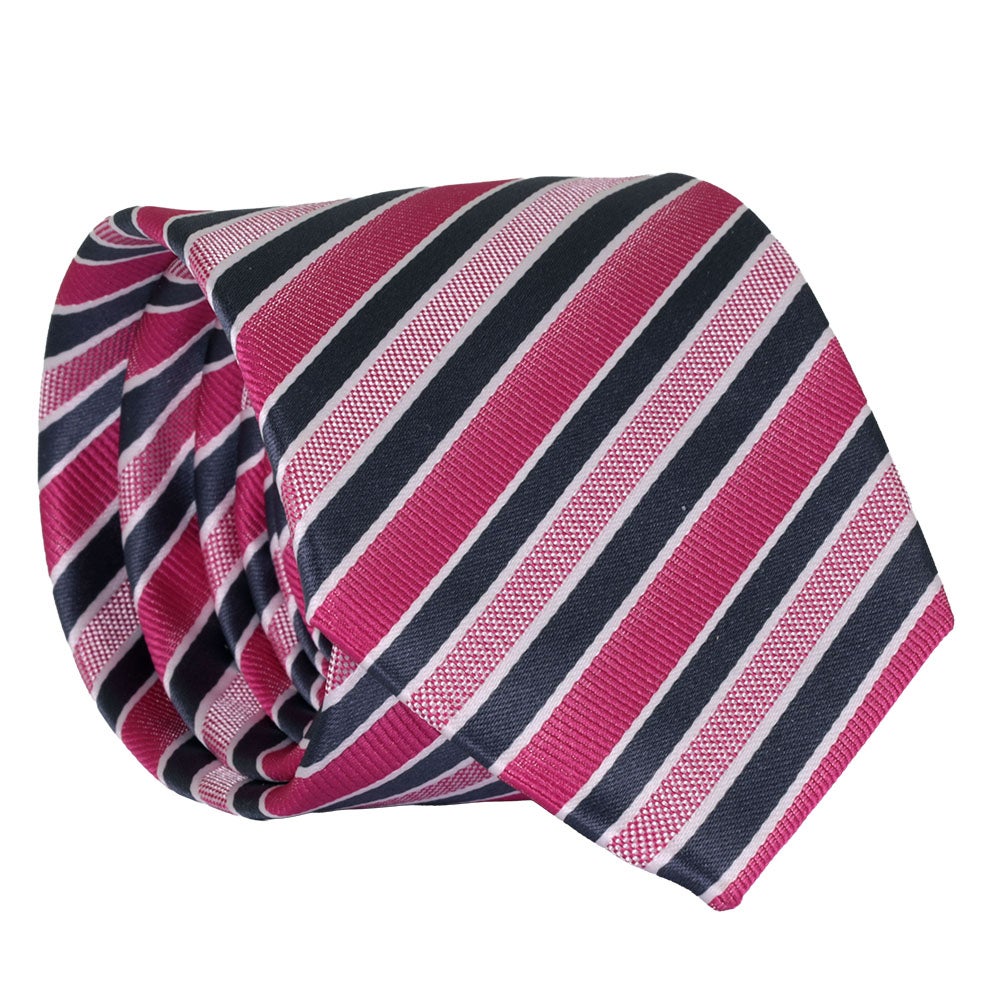 Slips mönstrad, fuchsia