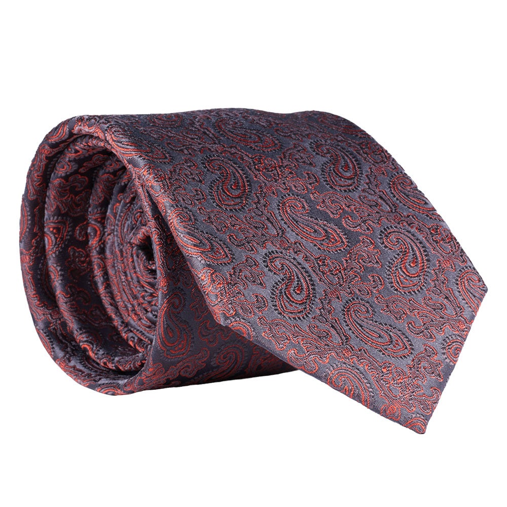 Sidenslips, mönstrad röd