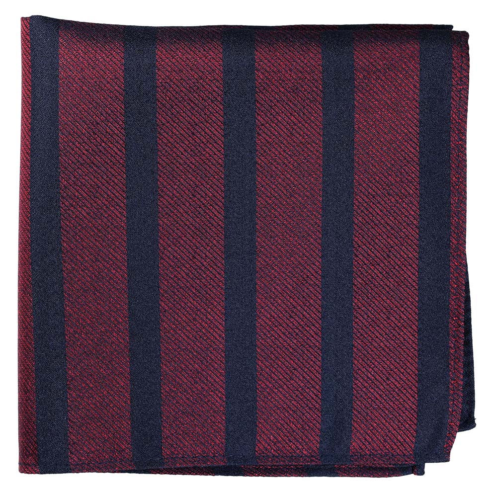 Sidennäsduk, mönstrad 003 röd