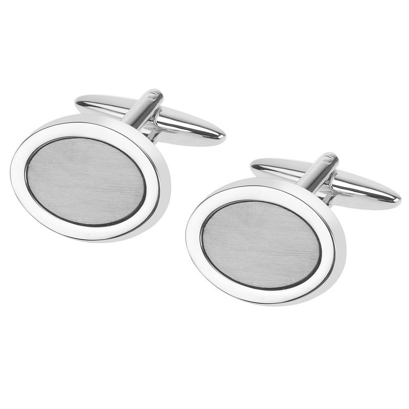 Manschettknapp Hagfors silver